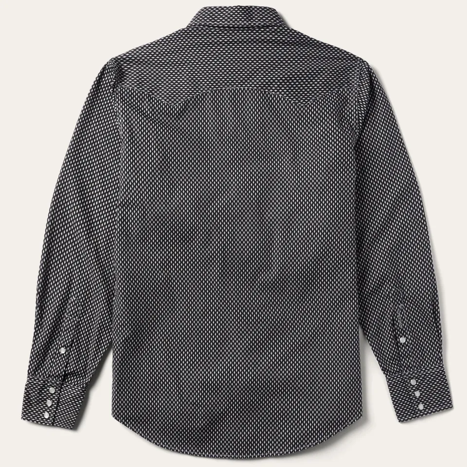 Stetson Diamond Shirt Black Fashion