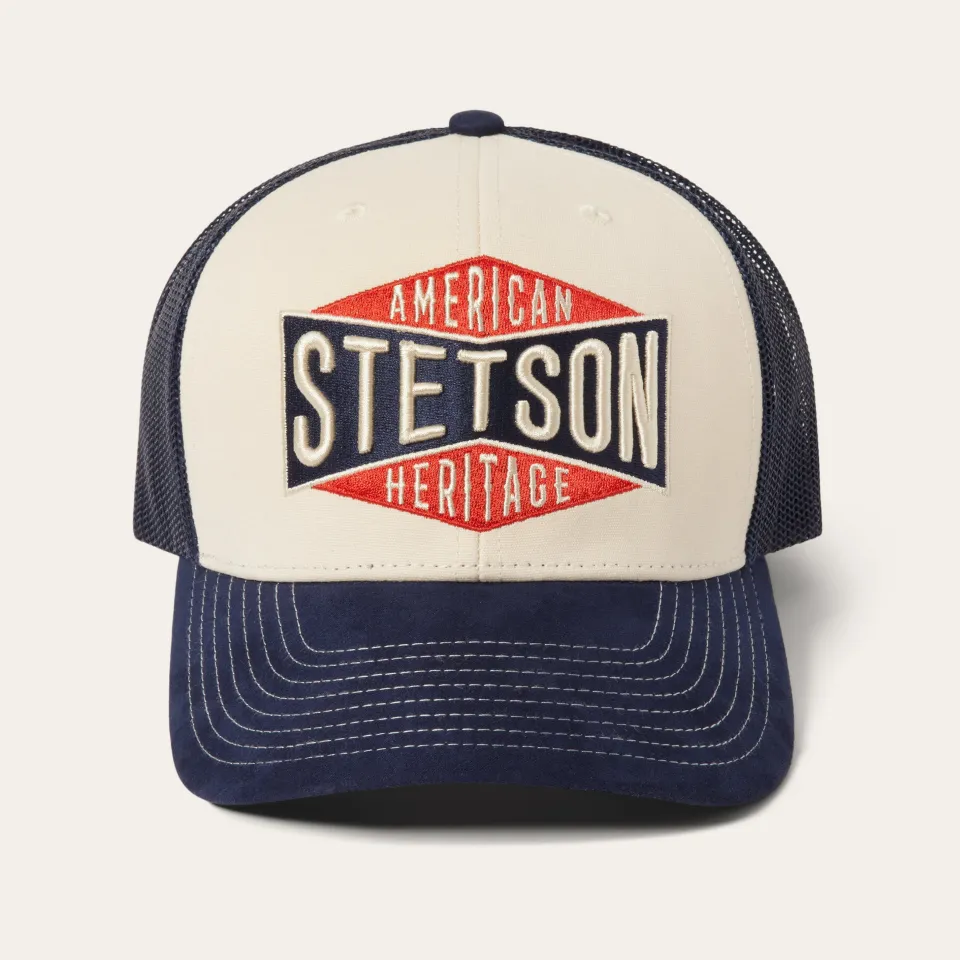 Stetson American Heritage Trucker Cap Cream Outlet