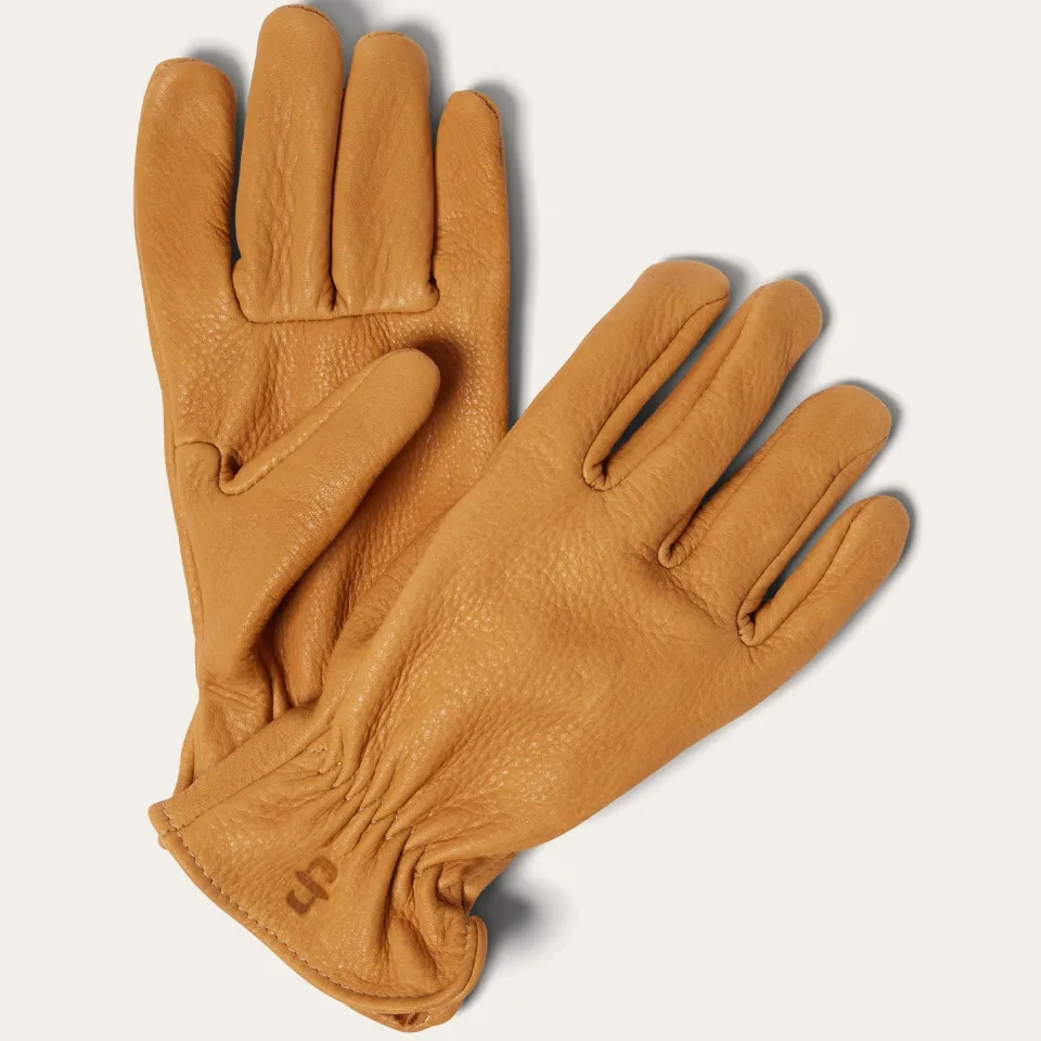 Stetson Deerskin Roper Glove - Unlined Saddle Tan Fashion