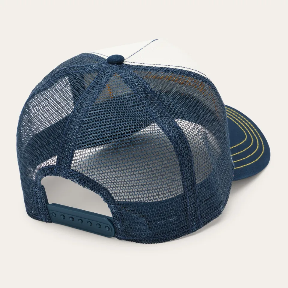 Stetson Navy Script Heritage Trucker Cap Blue/White Online