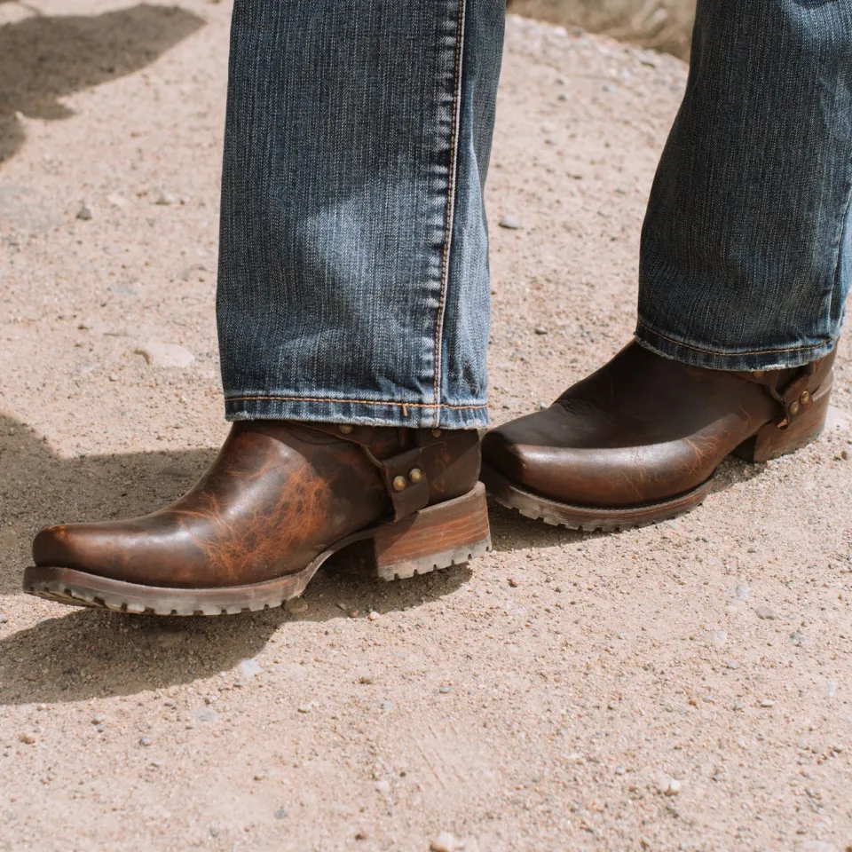 Stetson Heritage Harness Boots Brown Shop