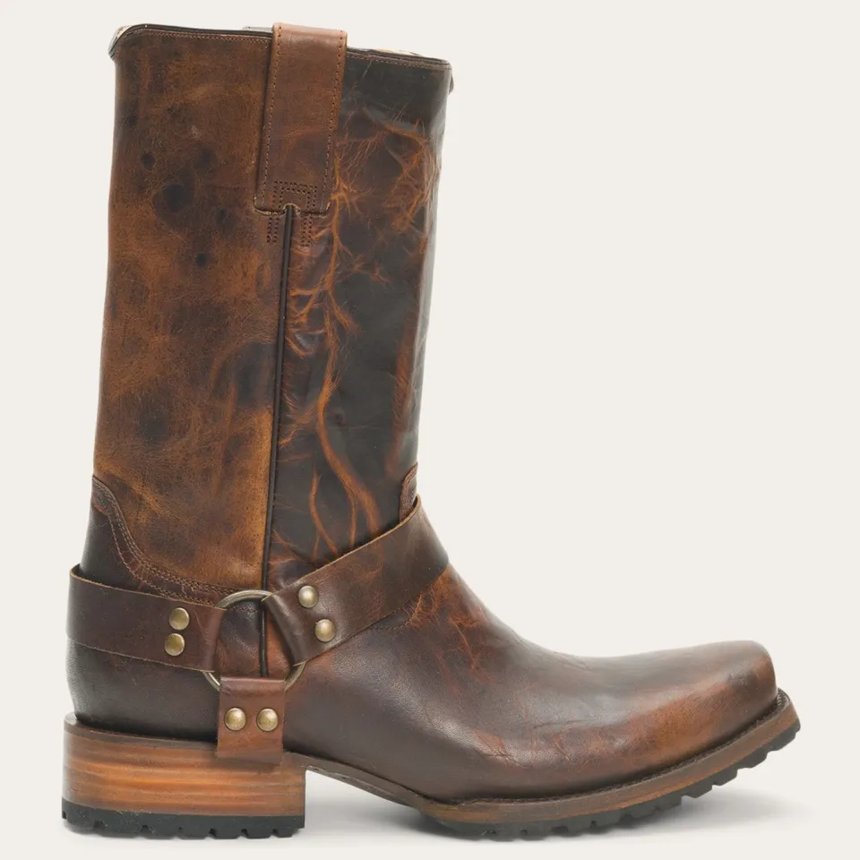 Stetson Heritage Harness Boots Brown Shop