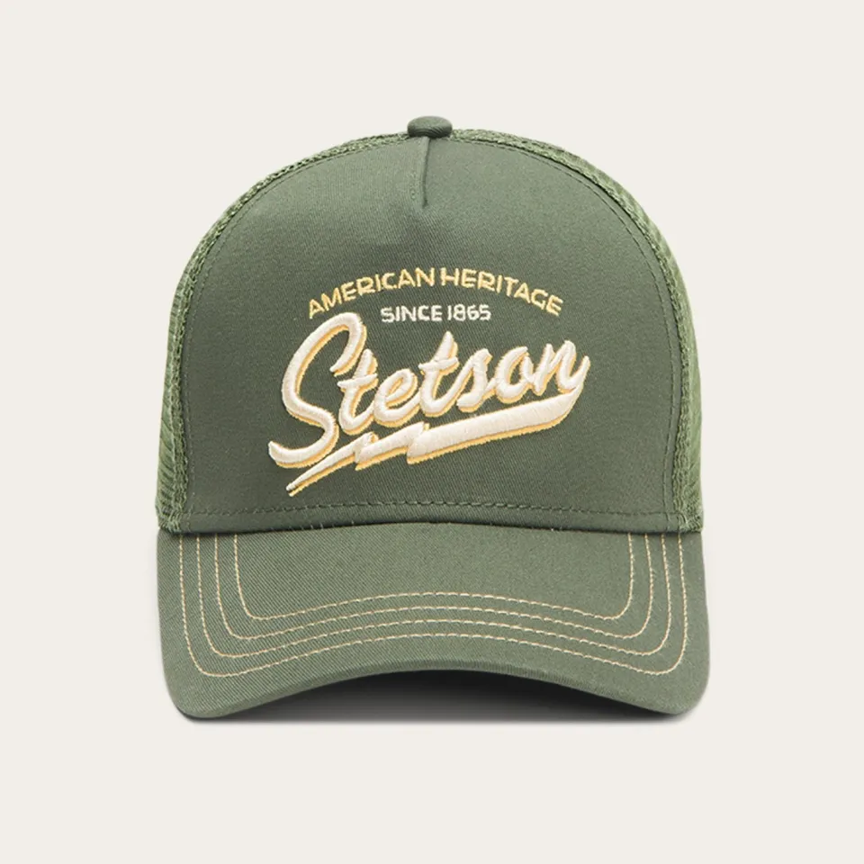 Stetson Trucker Cap American Heritage Classic Olive Fashion