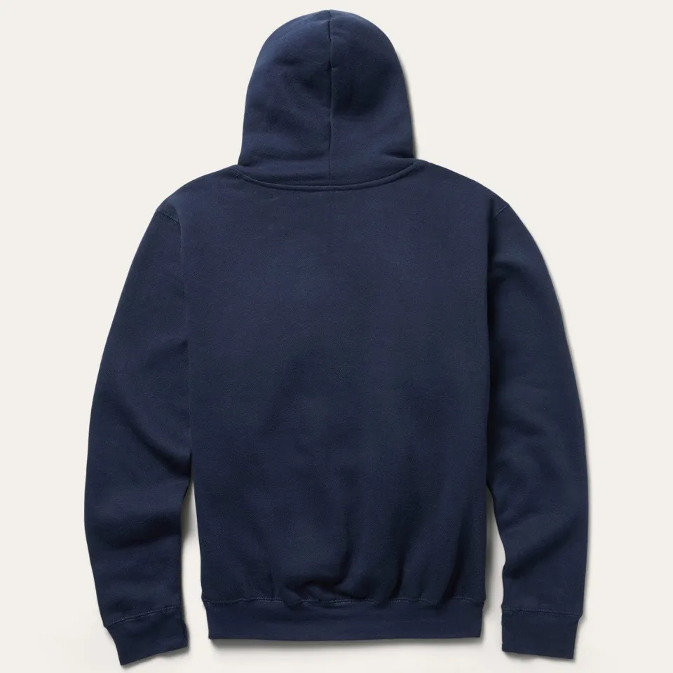 Stetson Vintage Desert Hooded Sweatshirt Blue Best Sale